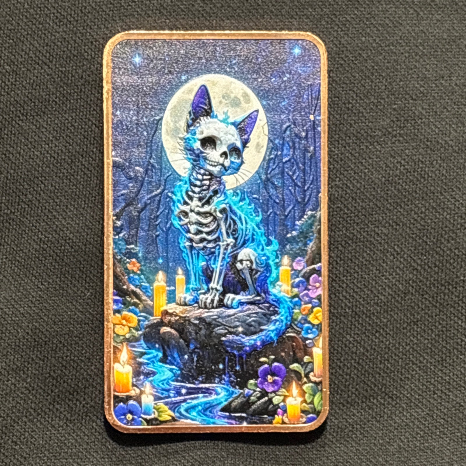 Ten (10) Ounce .999 Fine Copper Bar - Full Color UV Design