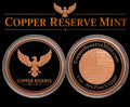 COPPER RESERVE MINT - Signature Eagle Series - Five (5) Ounce .999 Fine Copper Round