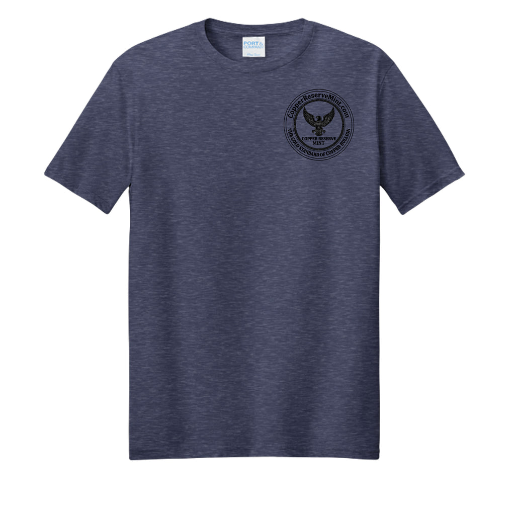 Team Navy Heather - PC455 - FRONT